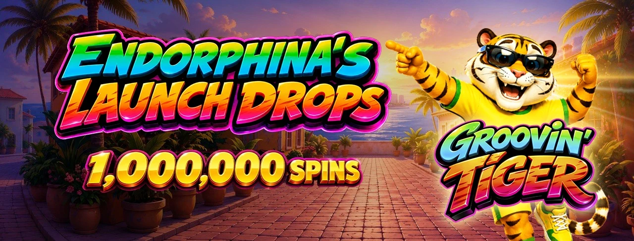 🐯Launch Drops Are Here: Win 1,000,000 Free Spins for  Endorphina's Groovin Tiger!